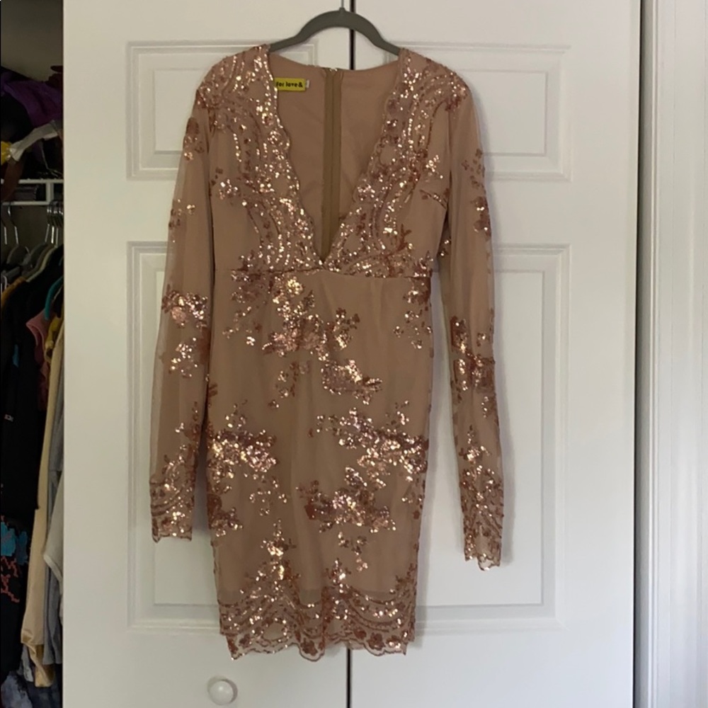 For Love and Lemons Sequin Dress